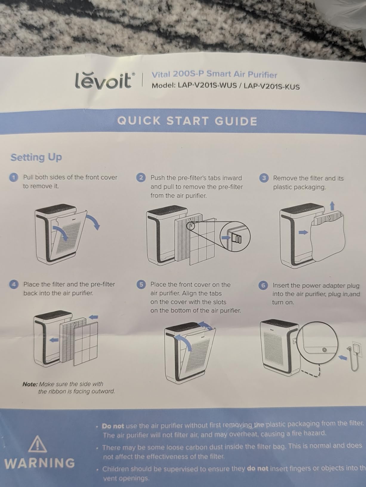LEVOIT Smart Air Purifier for Home Large Room up to 1875 ft² Vital 200S-P | For Quiet Bedroom at 27dB, AHAM VERIFIDE, Air Quality Monitor, HEPA Sleep Mode for Allergies, Pet Hair and dander, White customer photo 1