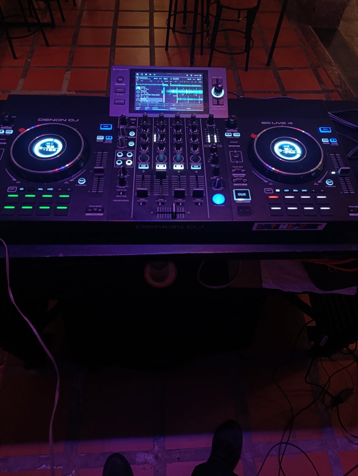 Denon DJ SC LIVE 4 Standalone DJ Controller Black | 4-Deck Controller with Stem Separation, Wi-Fi Streaming, Bluetooth, Built-In Speakers, Serato DJ, Virtual DJ Compatibility customer photo 1