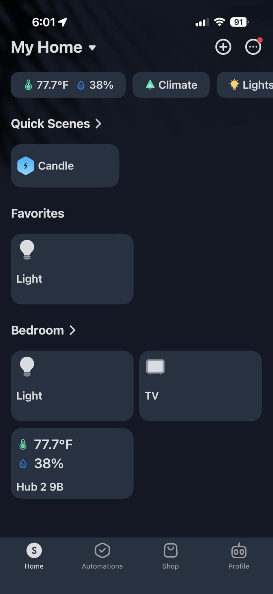 SwitchBot Hub 2 (2nd Gen), Work as a WiFi Thermometer Hygrometer, IR Remote Control, Smart Remote and Light Sensor, Link SwitchBot to Wi-Fi (Support 2.4GHz), Alexa, Google Home, Apple Home Compatible customer photo 1