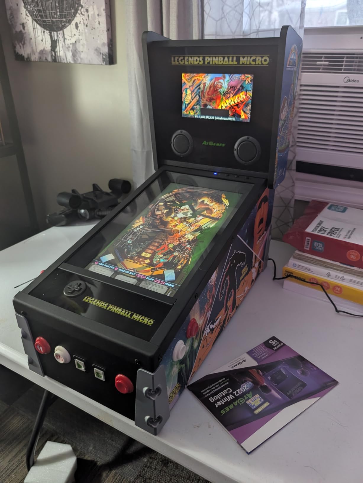 Legends Pinball Micro, Arcade Machine Console, 50 Built in Licensed Pinball Games customer photo 2