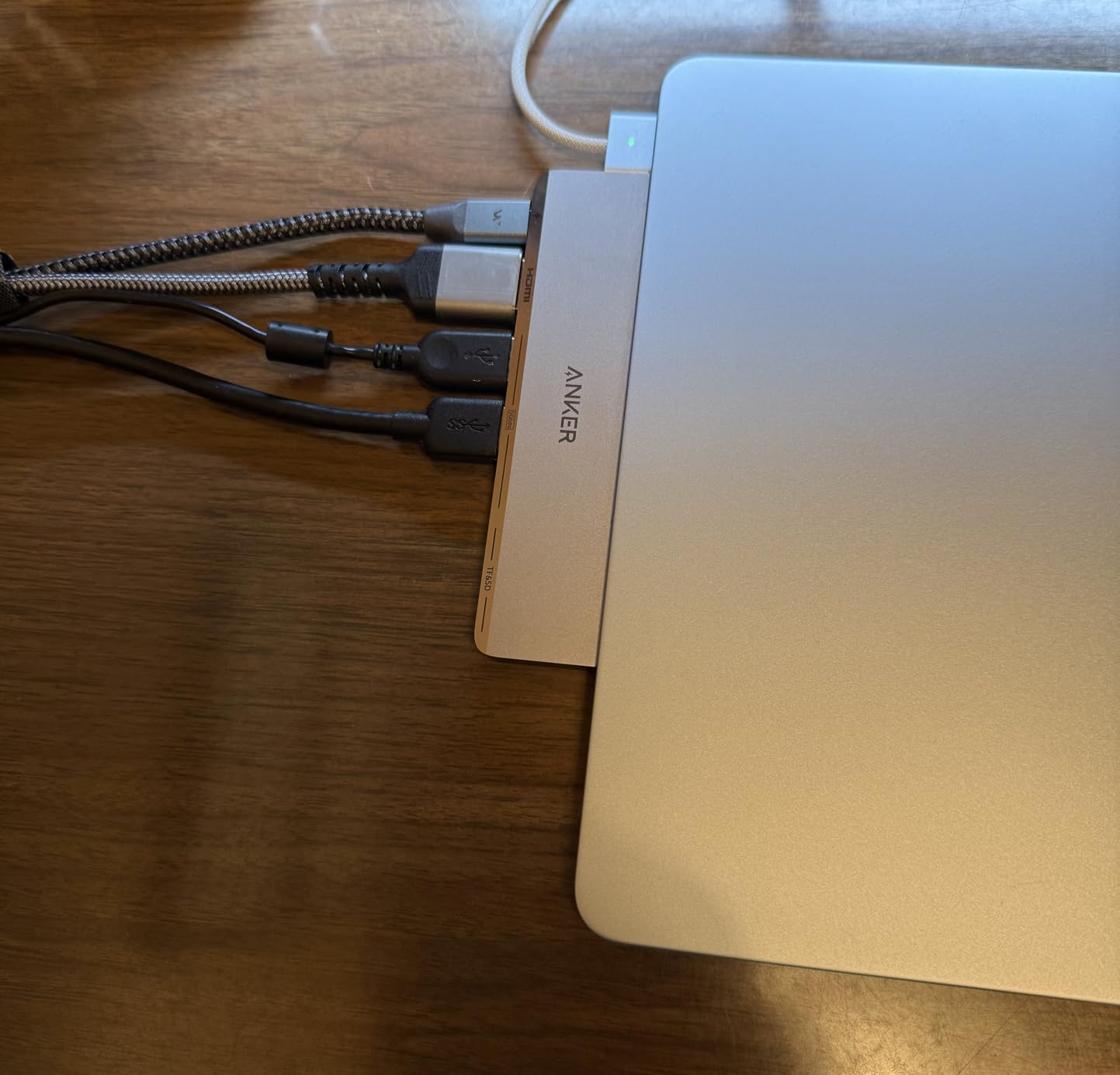 Anker USB-C Hub for MacBook, 7-in-2 Mac Dock with 4K@60Hz HDMI customer photo 1