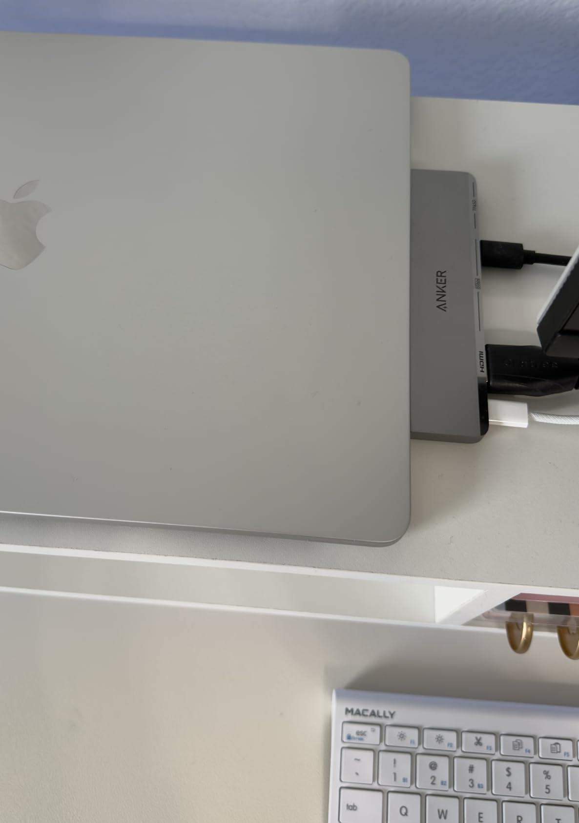 Anker USB-C Hub for MacBook, 7-in-2 Mac Dock with 4K@60Hz HDMI customer photo 2