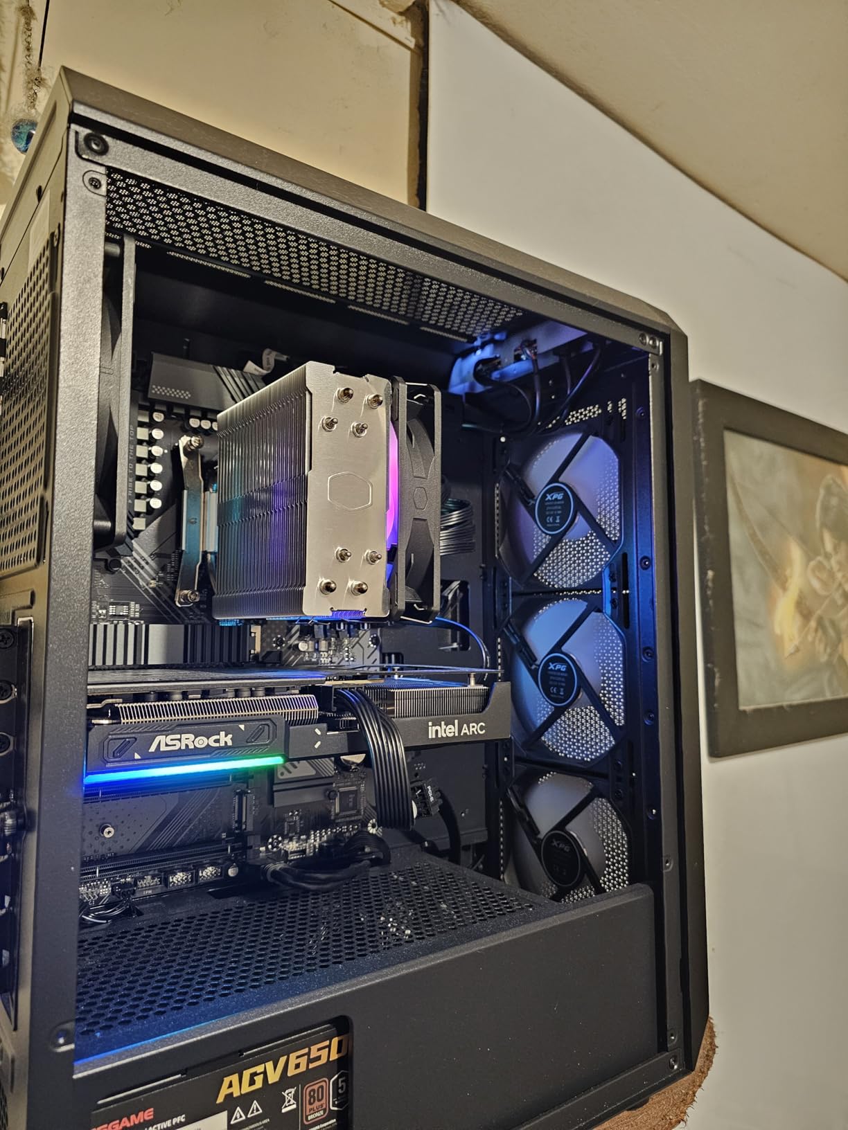 Cooler Master Hyper 212 Spectrum V3 ARGB CPU Air Cooler, 4 Heat Pipes customer photo 1