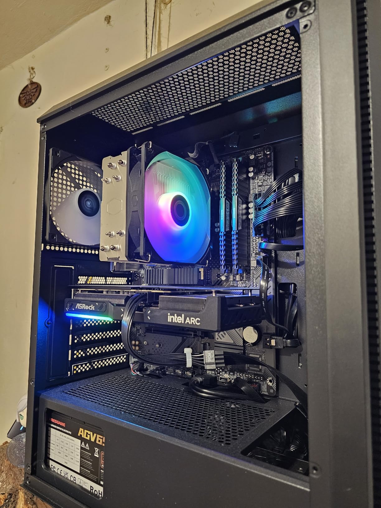Cooler Master Hyper 212 Spectrum V3 ARGB CPU Air Cooler, 4 Heat Pipes customer photo 2