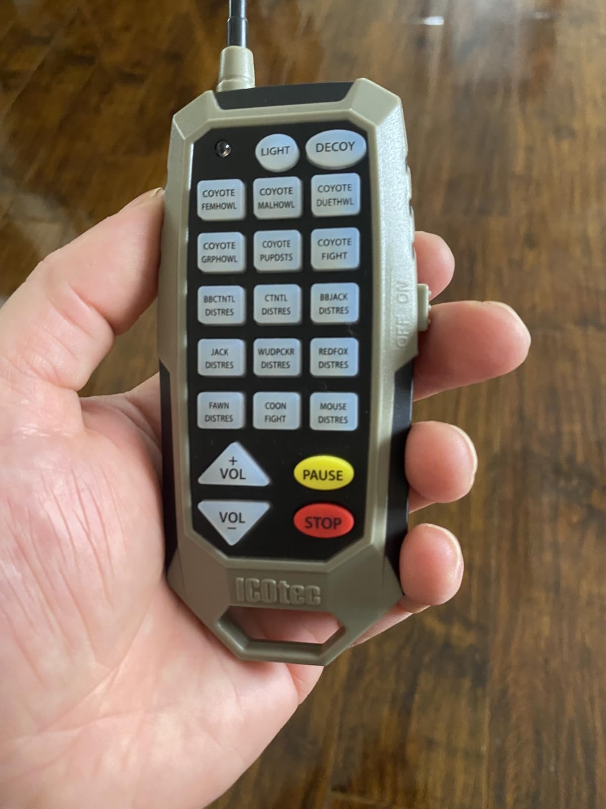 Icotec 300+ Predator Call - Great for Coyote Hunting, Fox Hunting, and All Predator Hunting. 300-yard Remote Range. customer photo 2