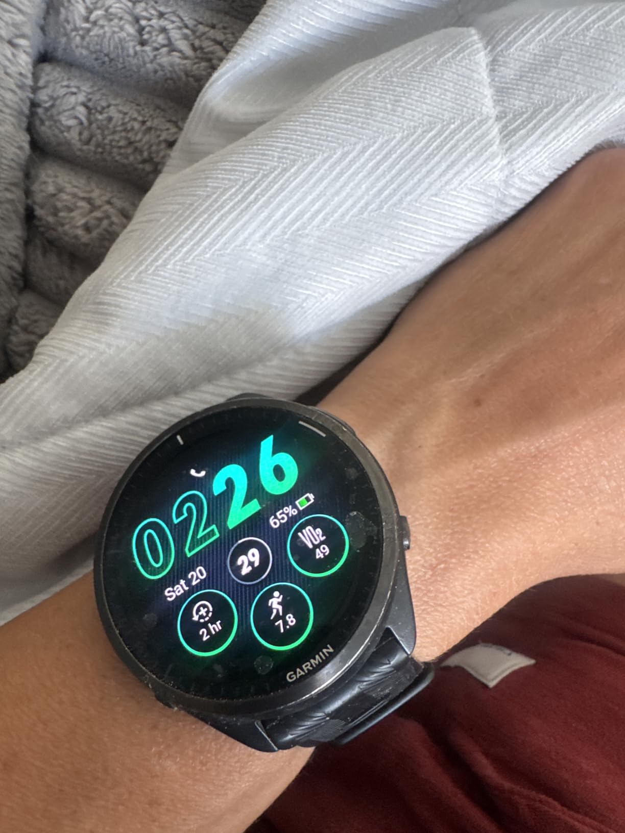 Garmin Forerunner 965, Running Smartwatch, 47mm, Black/Powder Gray | Maps, Advanced Training Metrics & Recovery Insights, Music On Your Wrist, Garmin Coach, Daily Suggested Workouts customer photo 1