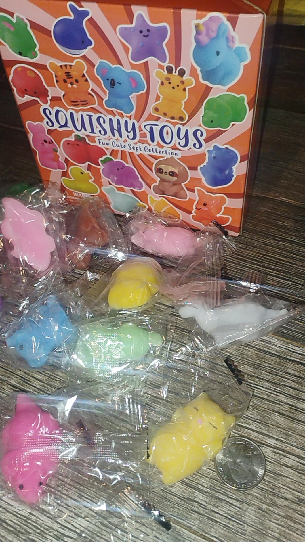nobasco Squishies, 32 Pack Mochi Squishy Toys - Kawaii Cat Squishys Slow Rising Animals - Party Favors customer photo 2
