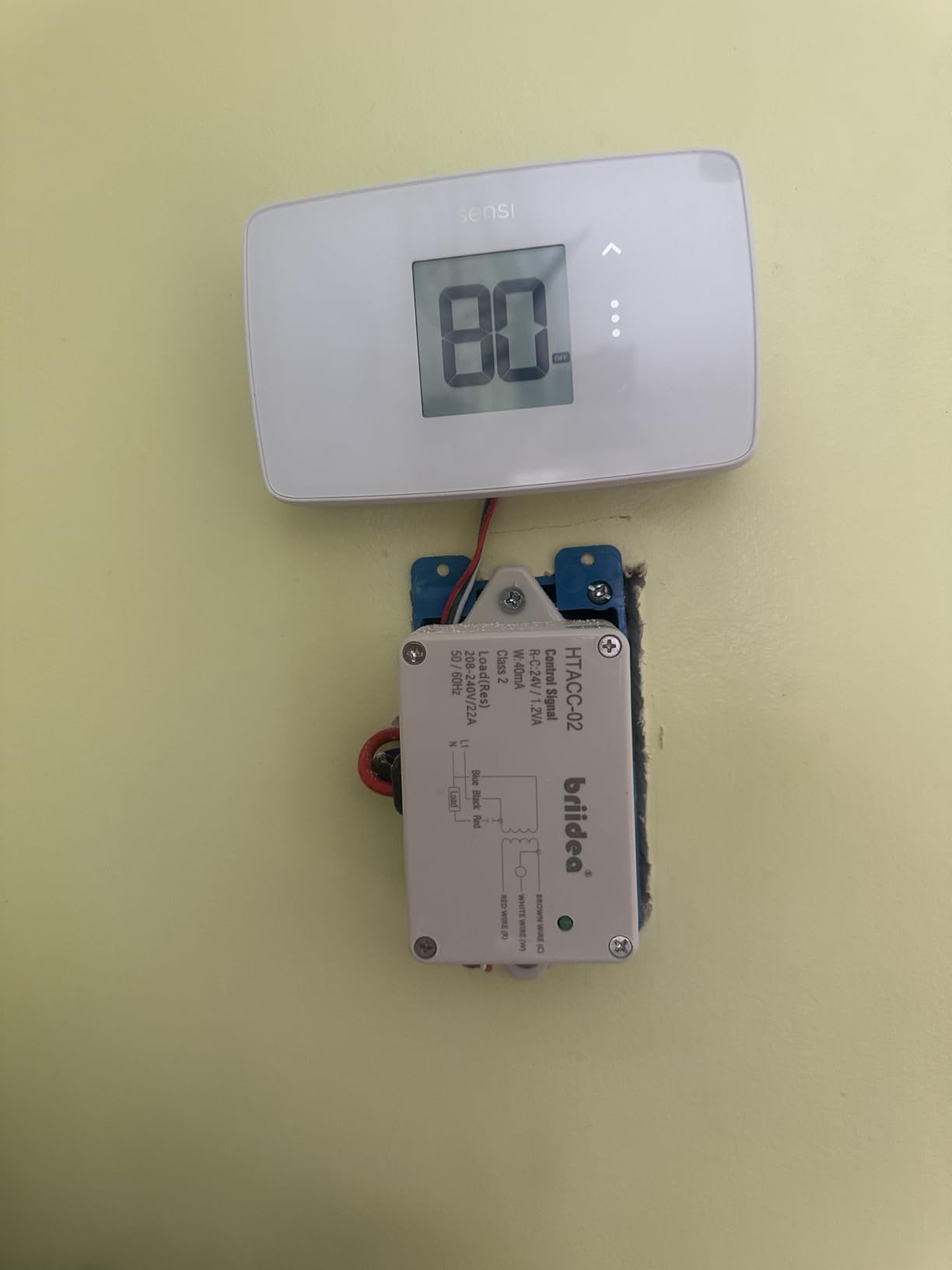Sensi Lite Smart Thermostat, WiFi, Alexa, DIY, Energy Star Certified, ST25 customer photo 1