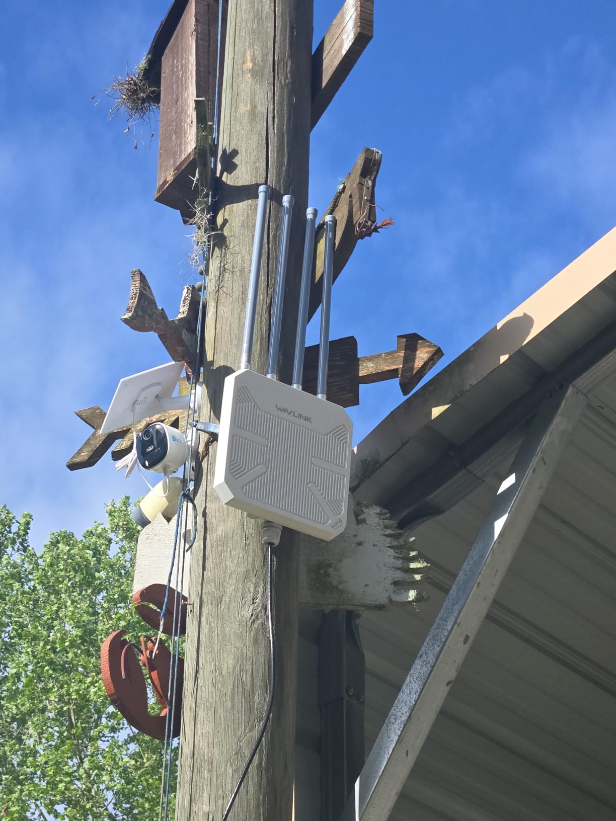 WAVLINK AX1800 Outdoor WiFi 6 Extender, Long-Range Outdoor Access Point with Engineered Antennas, PoE, IP67 Weatherproof for Yard, Farm, RV & Garage customer photo 1