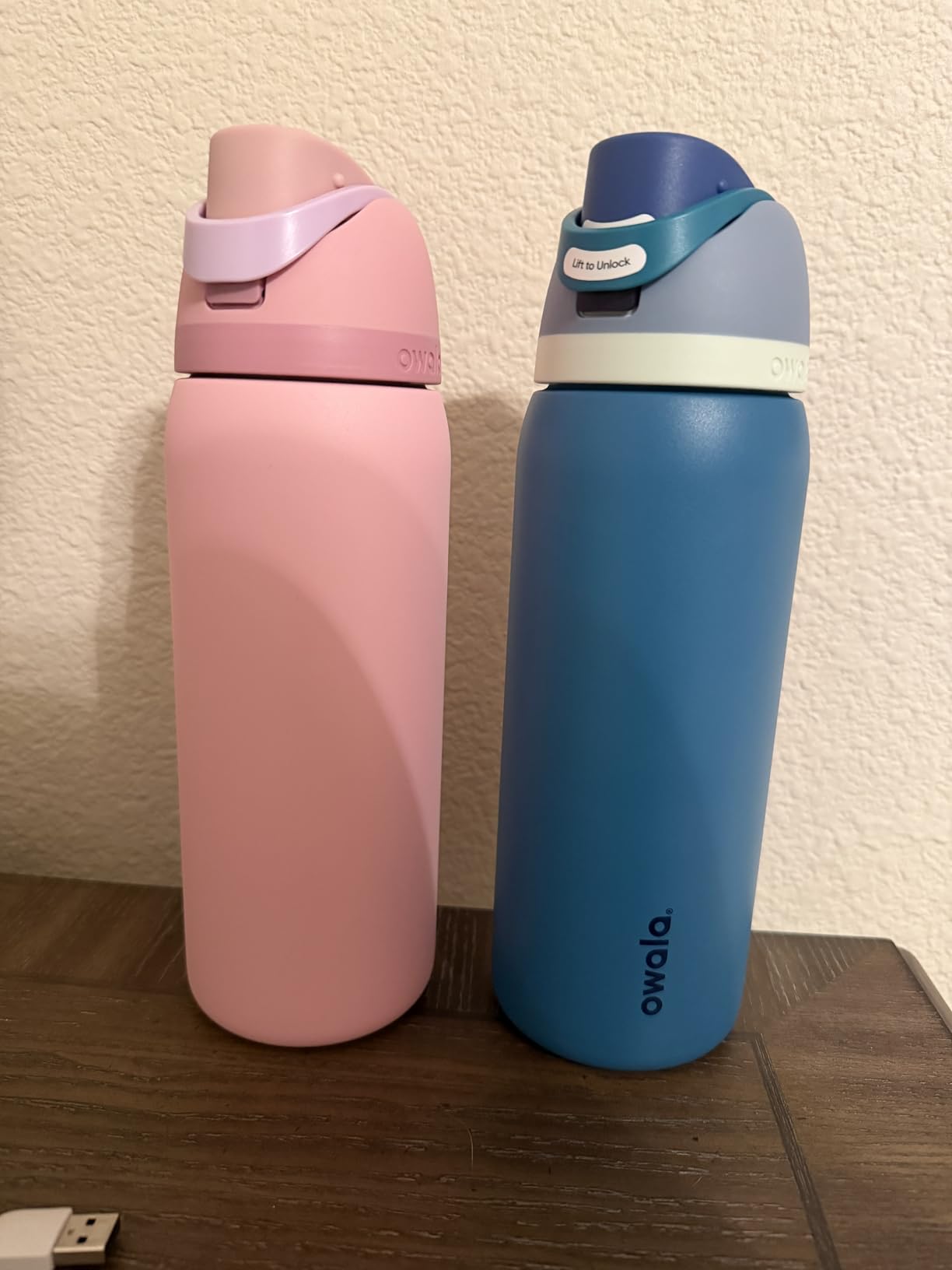 Owala FreeSip Stainless Steel Water Bottle 24 oz Denim customer photo 1