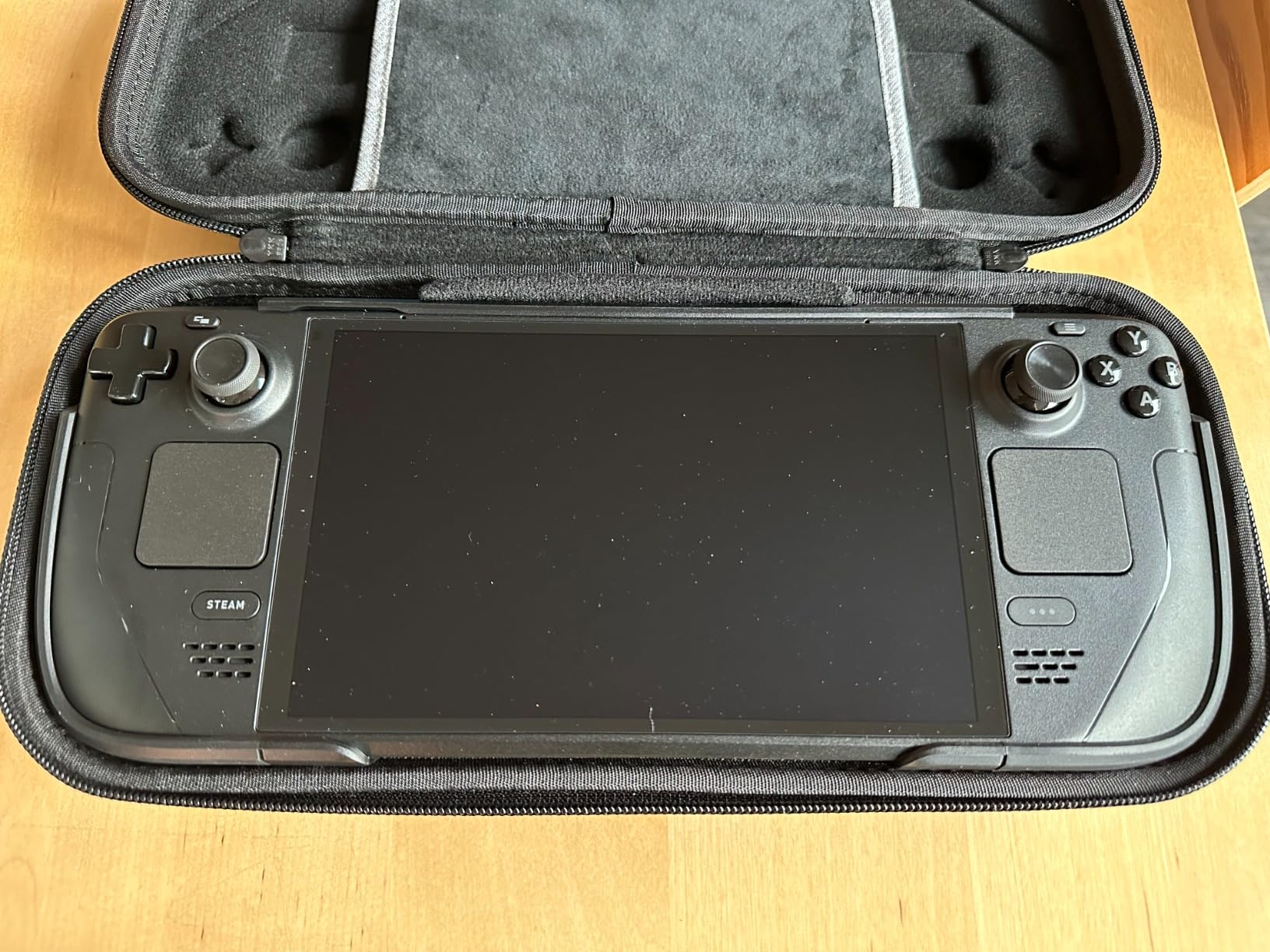 tomtoc Carrying Case Compatible with Steam Deck/OLED, Protective Hard Portable Travel Carrying bag, Shockproof, Travel friendly, Black customer photo 1
