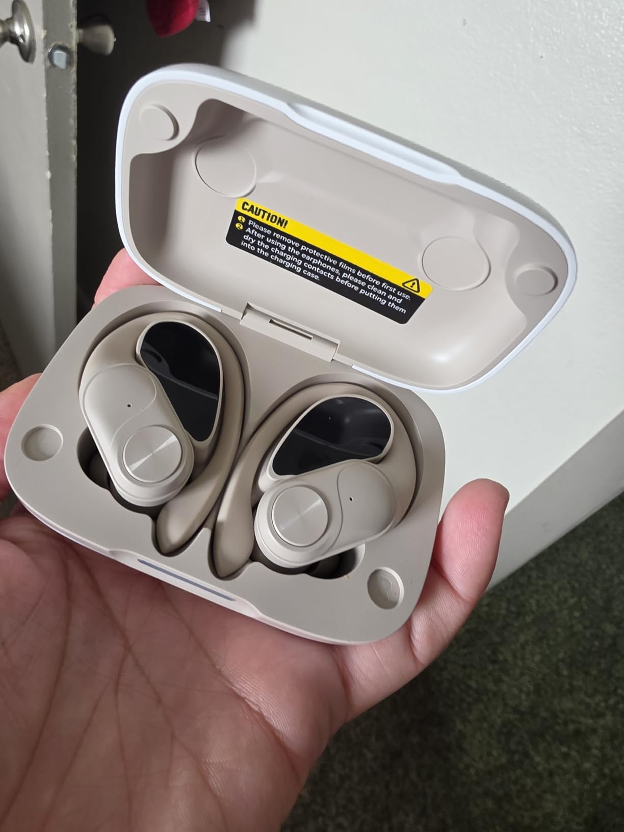 PocBuds Bluetooth Headphones Wireless Earbuds 80hrs Playtime LED Display Sports Ear Buds IPX7 Waterproof customer photo 2