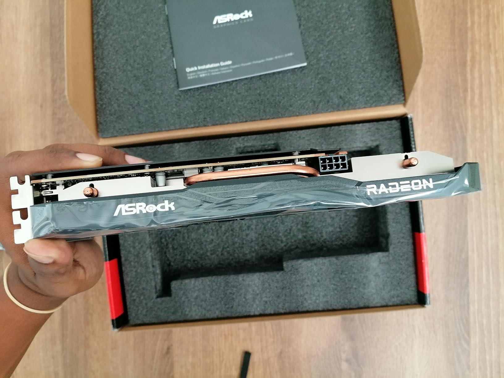 ASRock Radeon RX 7600 Challenger 8GB OC, RDNA 3, 2695MHz Boost, 8GB GDDR6 128-bit, PCIe 4.0, Dual Fans, 0dB Silent, HDMI 2.1, DisplayPort 1.4 customer photo 1
