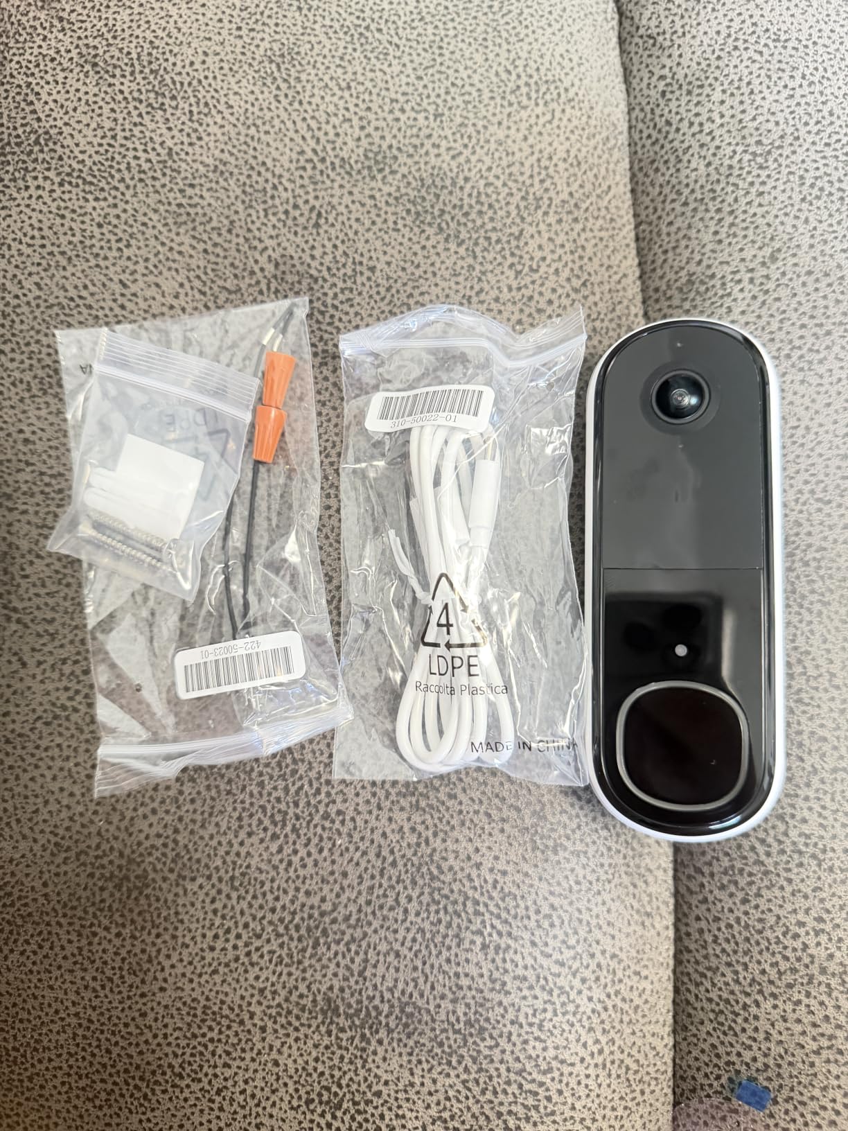 Arlo Video Doorbell 2K (2nd Gen) Wireless or Wired - 1-Cam | 2K head-to-toe video; Front door security; Package & person detection; Night vision, 2-way audio; 1-mo Secure plan incl. customer photo 2