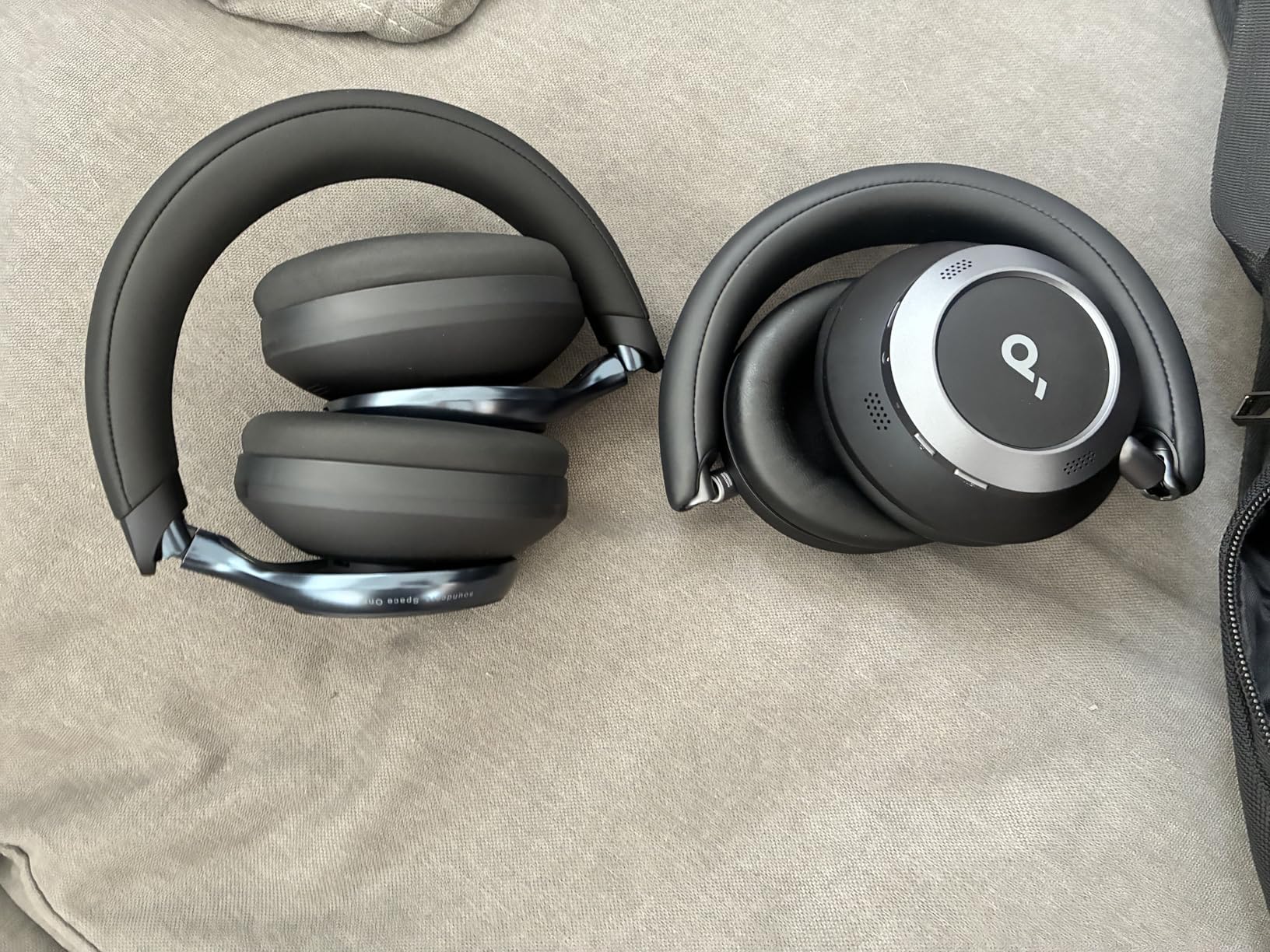 Soundcore Anker Space One ANC Over-Ear Headphones, Voice Reduction | Active Noise Cancelling, Comfortable Fit, Bluetooth, 40H ANC Playtime, App Control, LDAC Hi-Res, 3 Mics with AI, Travel-Ready customer photo 1