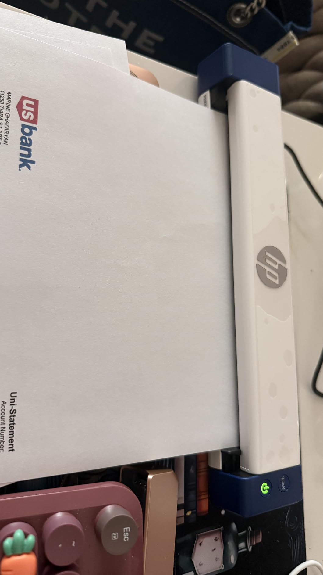 HP Small USB Document & Photo Scanner for Portable 1-Sided Sheetfed Digital Scanning, Model HPPS100, for Home, Office & Business, PC and Mac Compatible customer photo 1