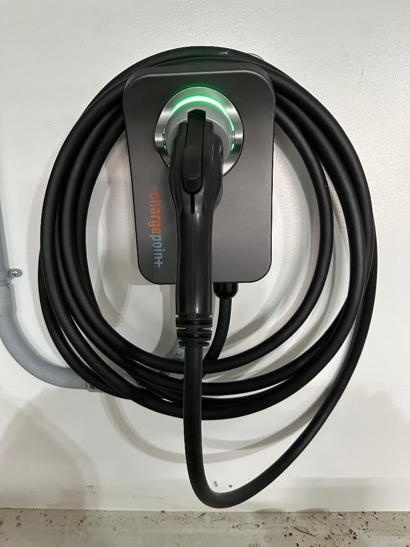 ChargePoint HomeFlex Level 2 EV Charger J1772 - Fast Smart Battery Power Charging at Home for Electric Automobile Vehicles- Hardwired for Electric Car customer photo 1