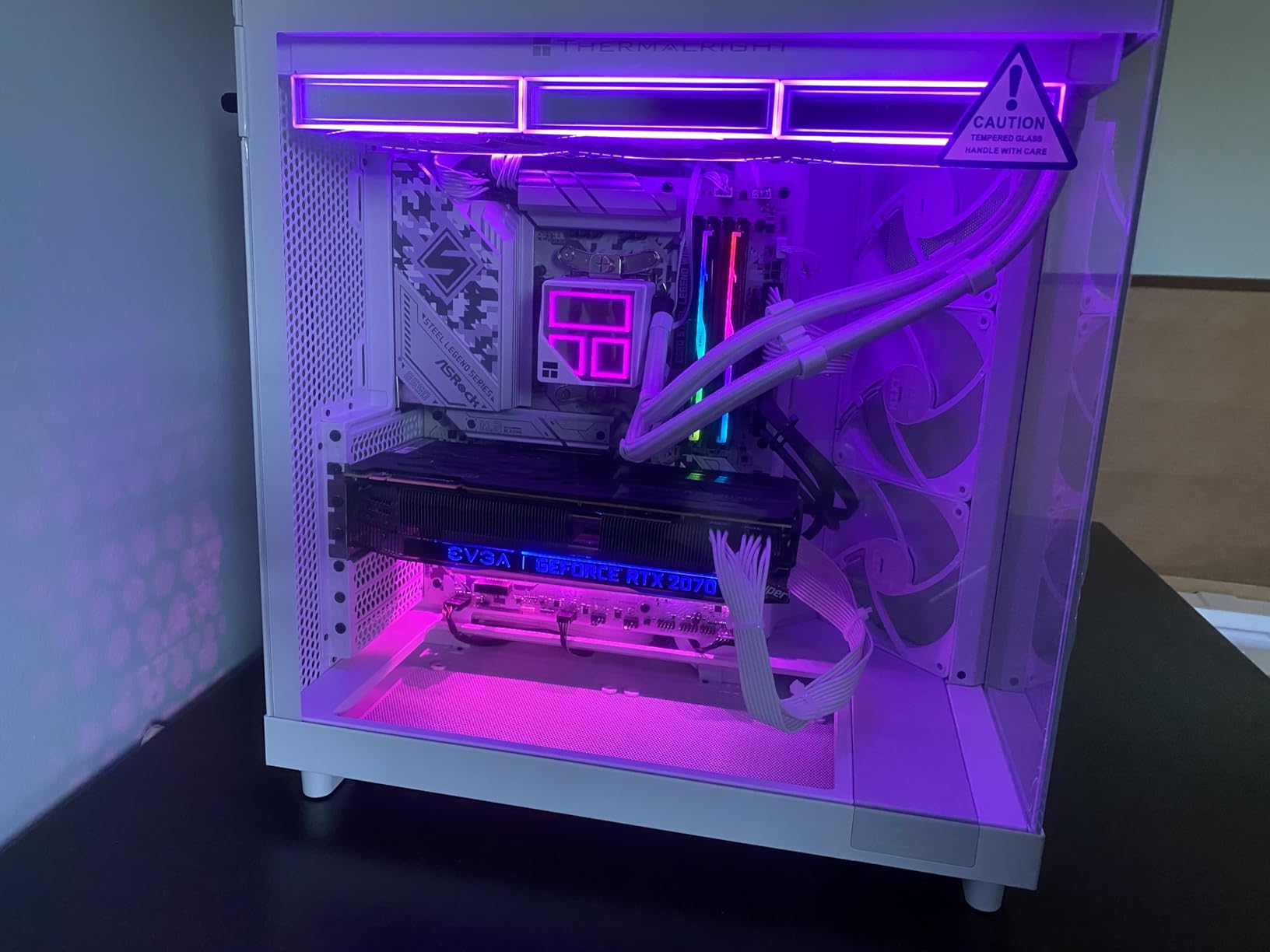 NZXT H6 Flow Compact Dual-Chamber Mid-Tower Airflow Case with Panoramic Glass Panels and 3 x 120mm Fans customer photo 2