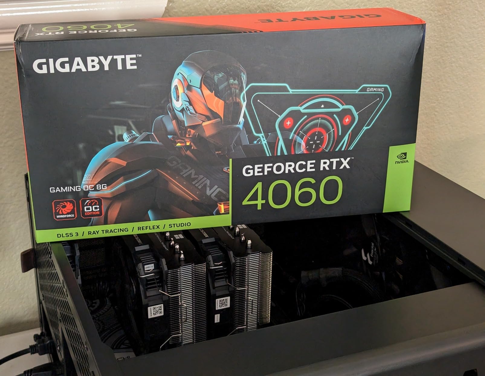 Gigabyte GeForce RTX 4060 Gaming OC 8G Graphics Card, 3X WINDFORCE Fans, 8GB 128-bit GDDR6, GV-N4060GAMING OC-8GD Video Card customer photo 2