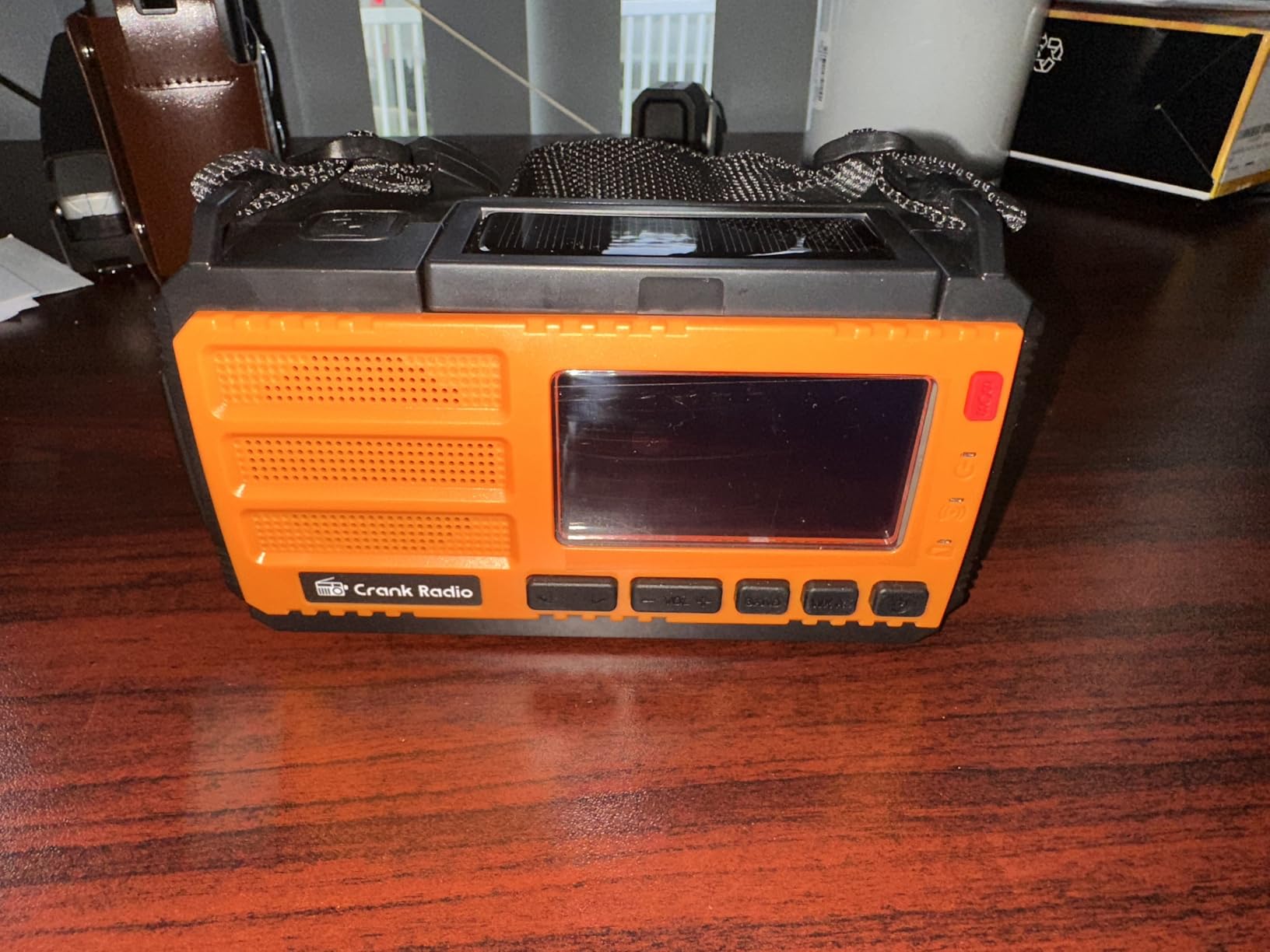 Hand Crank Emergency Radio 7400mWh (2000mAh) Solar Hand Crank Radio | Built in 3 Charging Cables AM/FM/NOAA Weather Radio Battery Operated Hand Crank Charger for Emergency Supplies Survival Gear customer photo 2