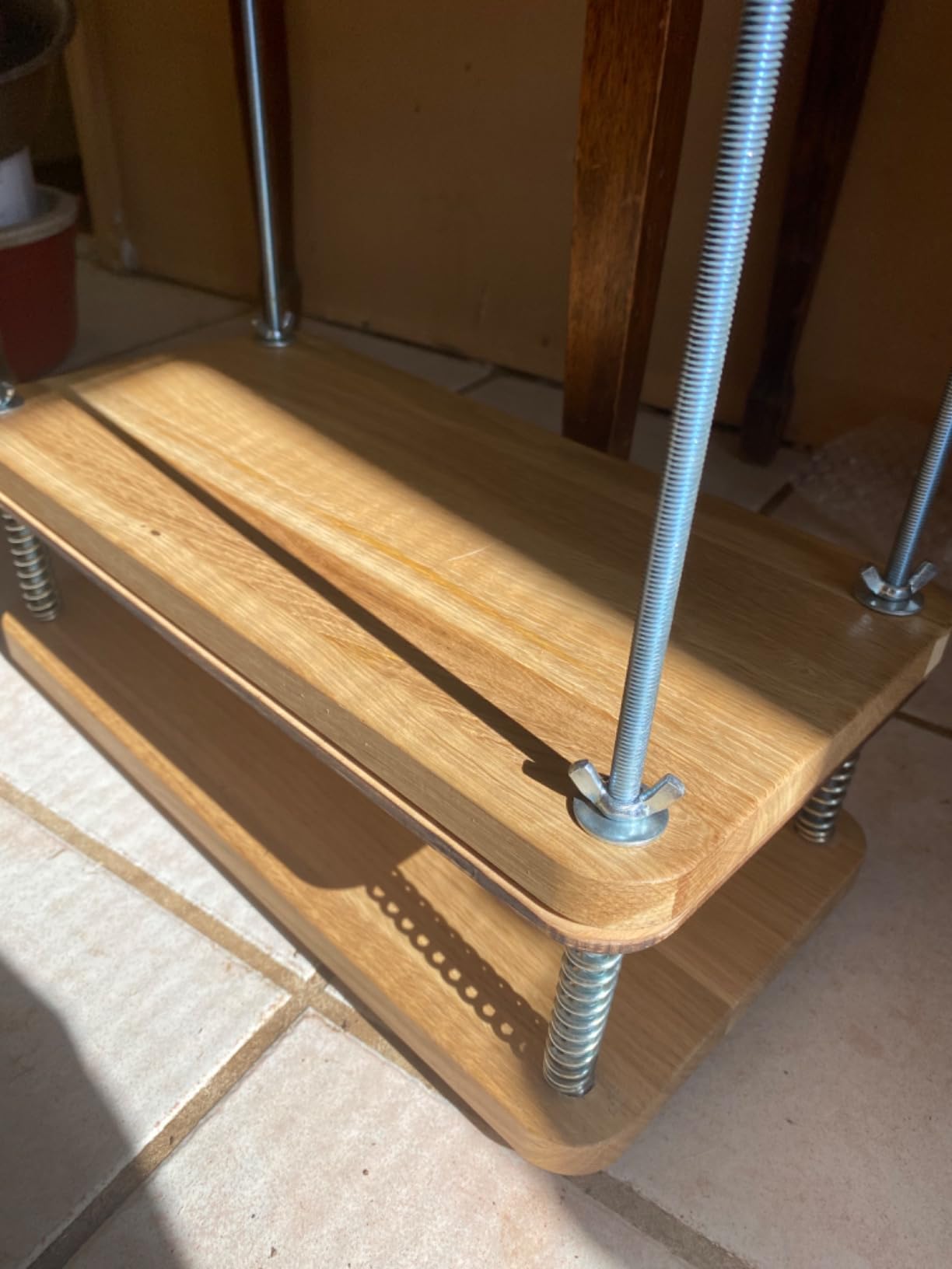 Wooden Cheese Press For Cheese Making 16 In Natural Oak 18 mm Thick - Cheese Making Kit With Wooden Cheese Press and 2 Cheese Molds 1/2 Gal, Cheesecloth, Springs and Measuring Scale Included customer photo 1