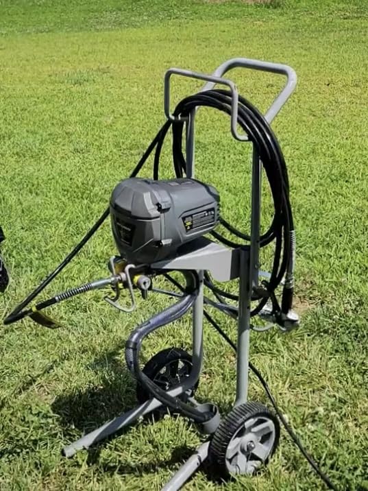 InoKraft MaXpray M3 Cart Airless Paint Sprayer, 3300 PSI 650W | 2x25 ft hoses, 18