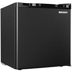 EUHOMY 1.7 Cu.Ft Mini Fridge, Reversible Door Compact Refrigerator, Black | LED Light, 32°F to 50°F, Compressor Cooling, 38 dB, Adjustable Shelves, Reversible Door, Bedroom Use, Dorm Use customer photo 1