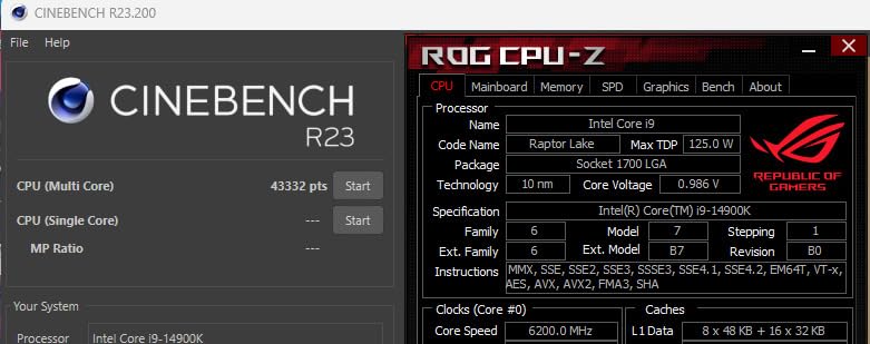 Intel Core i9-14900K Desktop Processor 24 cores (8 P-cores + 16 E-cores) up to 6.0 GHz customer photo 2