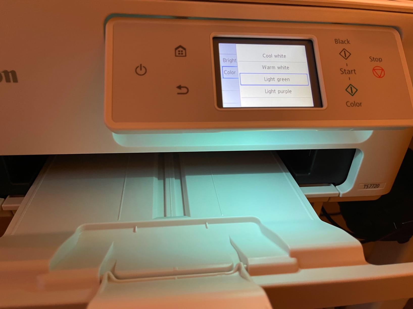 Canon PIXMA TS7720 Wireless All-in-One Color Inkjet Printer - Print, Copy, Scan - Auto Duplex, 2.7