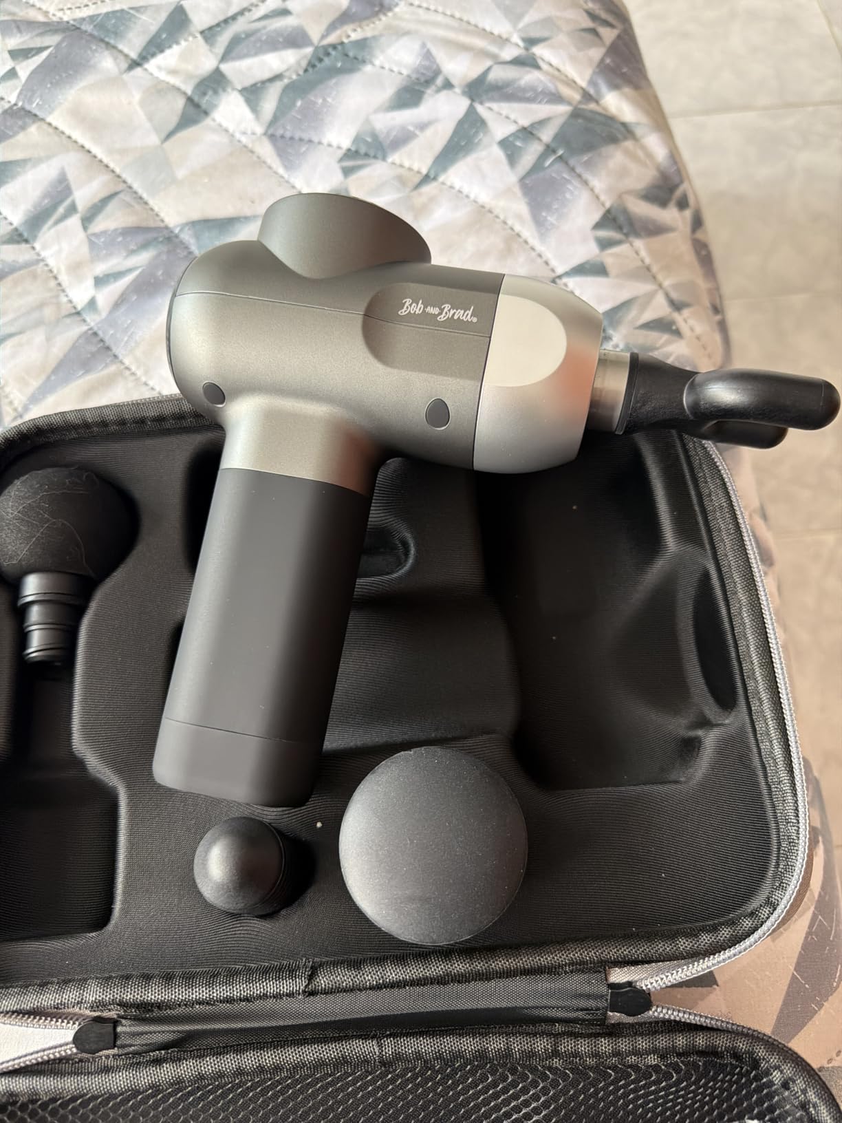 BOB AND BRAD C2 Pro Massage Gun with Heat and Cold Therapy, FSA Eligible & HSA Approved, PT-Developed Deep Tissue Back Massager for Athletes, Men & Women — Birthday & Holiday Gifts customer photo 2
