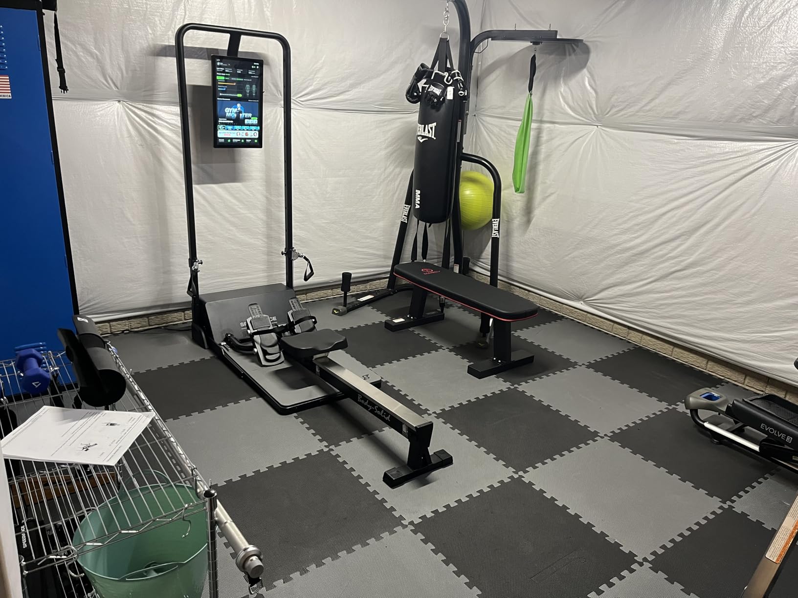 Speediance Gym Monster Smart Home Gym, Multifunctional Strength Training Machine, Smith Machine Power Cage Workout Station, Squat Rack Cable Machine, Full Body Fitness Equipment for Home Workout customer photo 1