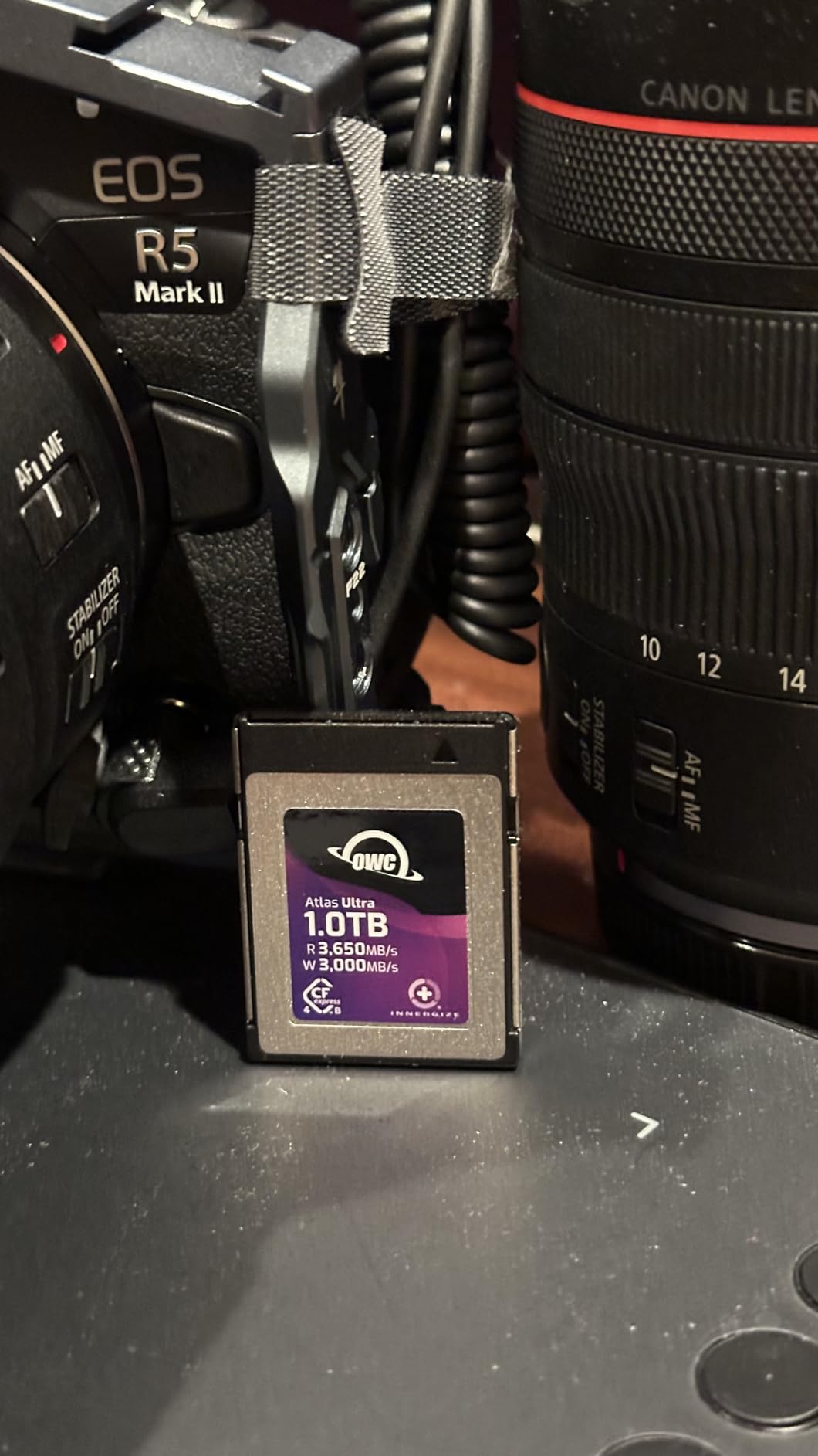 OWC Atlas Ultra 1.0TB High-Performance CFexpress 4.0 Type B Memory Card, up to 3650MB/s Read, for Pro Video and Photo customer photo 1