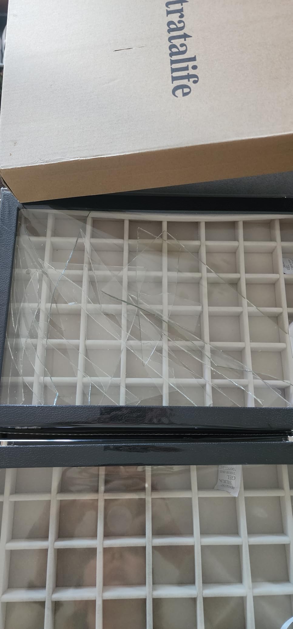 Stratalife 12 Grid Bracelet Jewelry Box, Bangle Holder Organizer with Lid customer photo 2