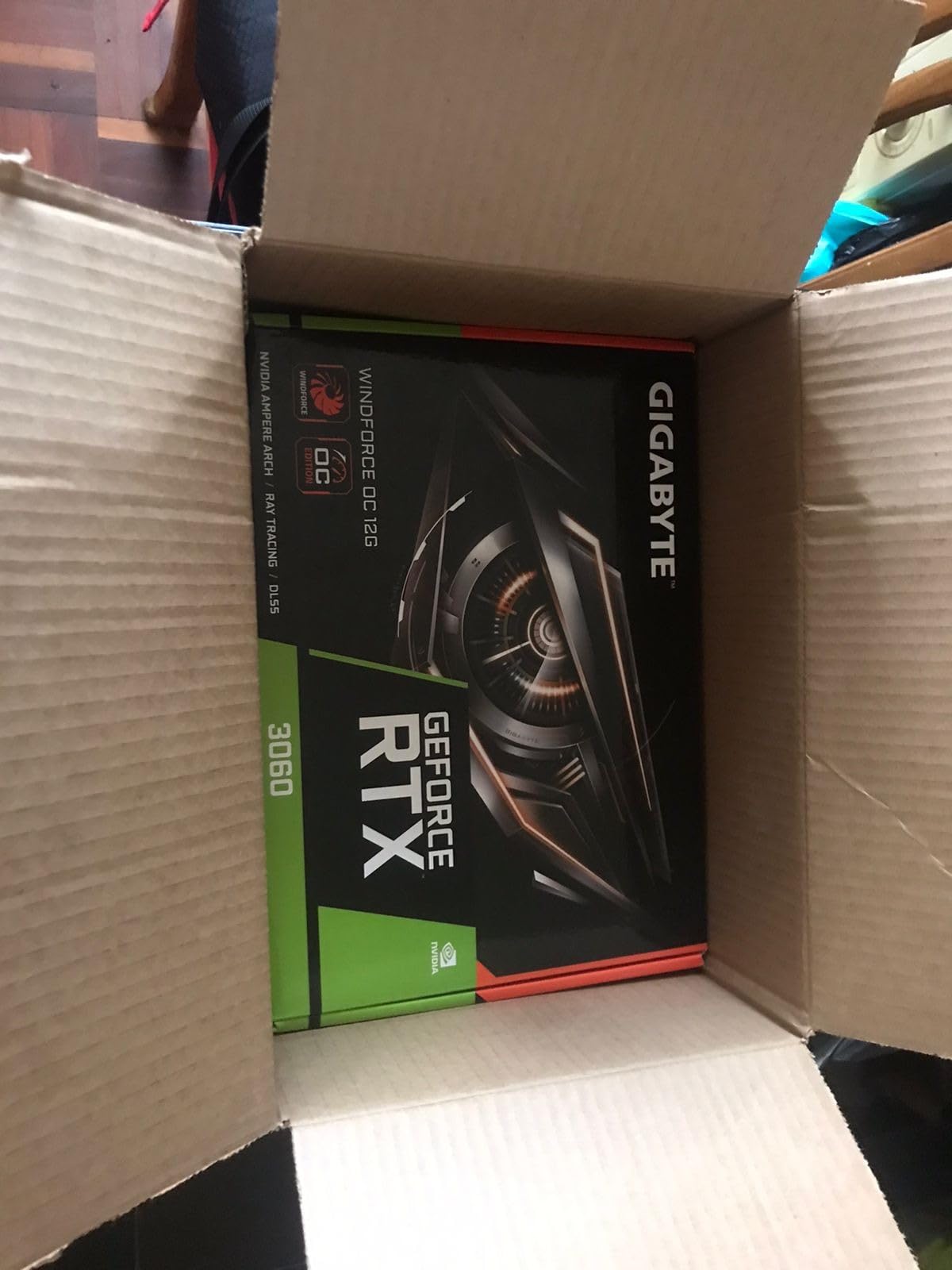 GIGABYTE GeForce RTX 3060 WINDFORCE OC 12G (rev. 2.0) Graphics Card, 2X WINDFORCE Fans, 12GB 192-bit GDDR6, GV-N3060WF2OC-12GD Rev2.0 Video Card customer photo 2