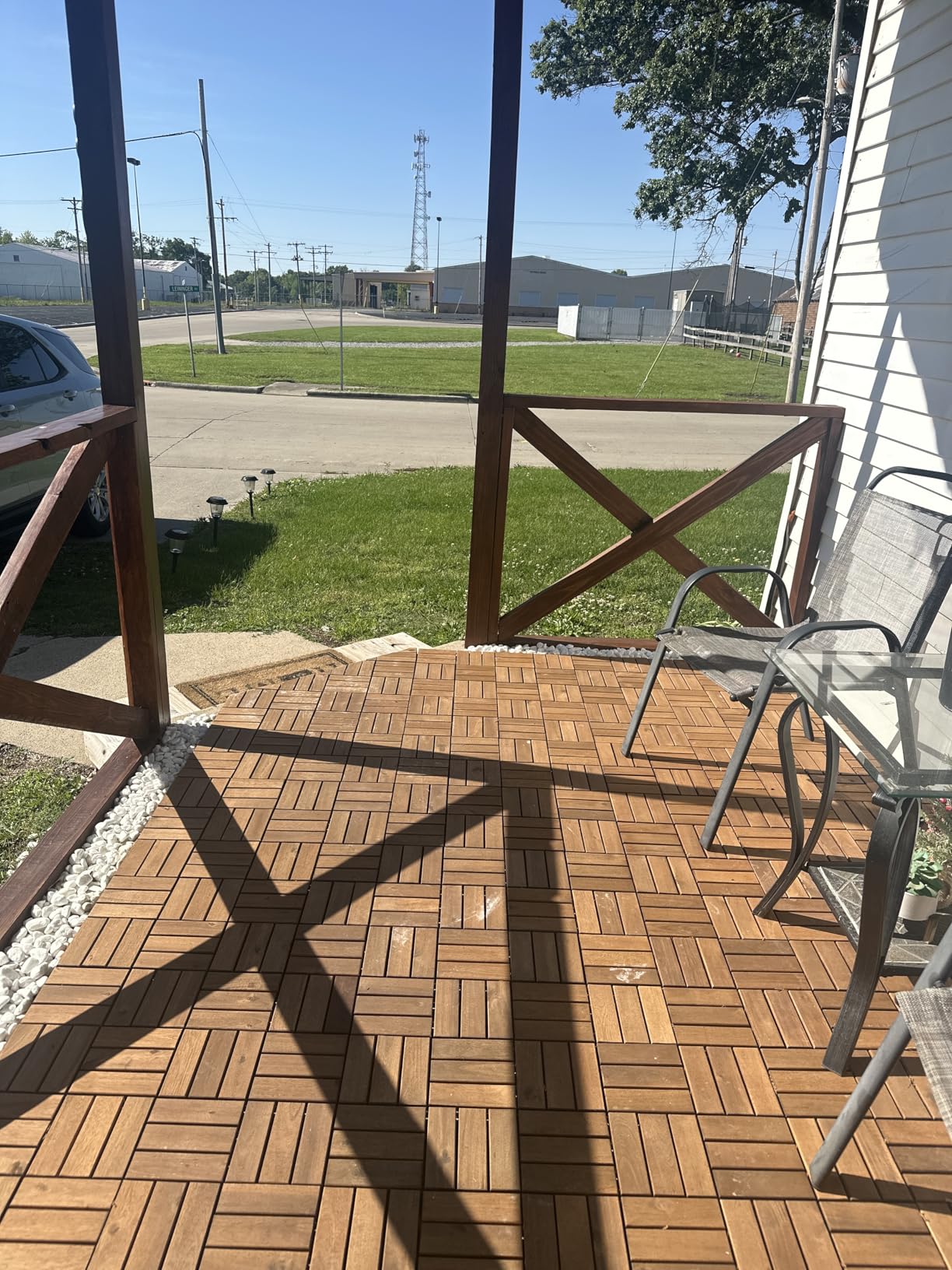 THYOI Premium Deck Tiles, Patio Flooring - Set 10 Pcs 12