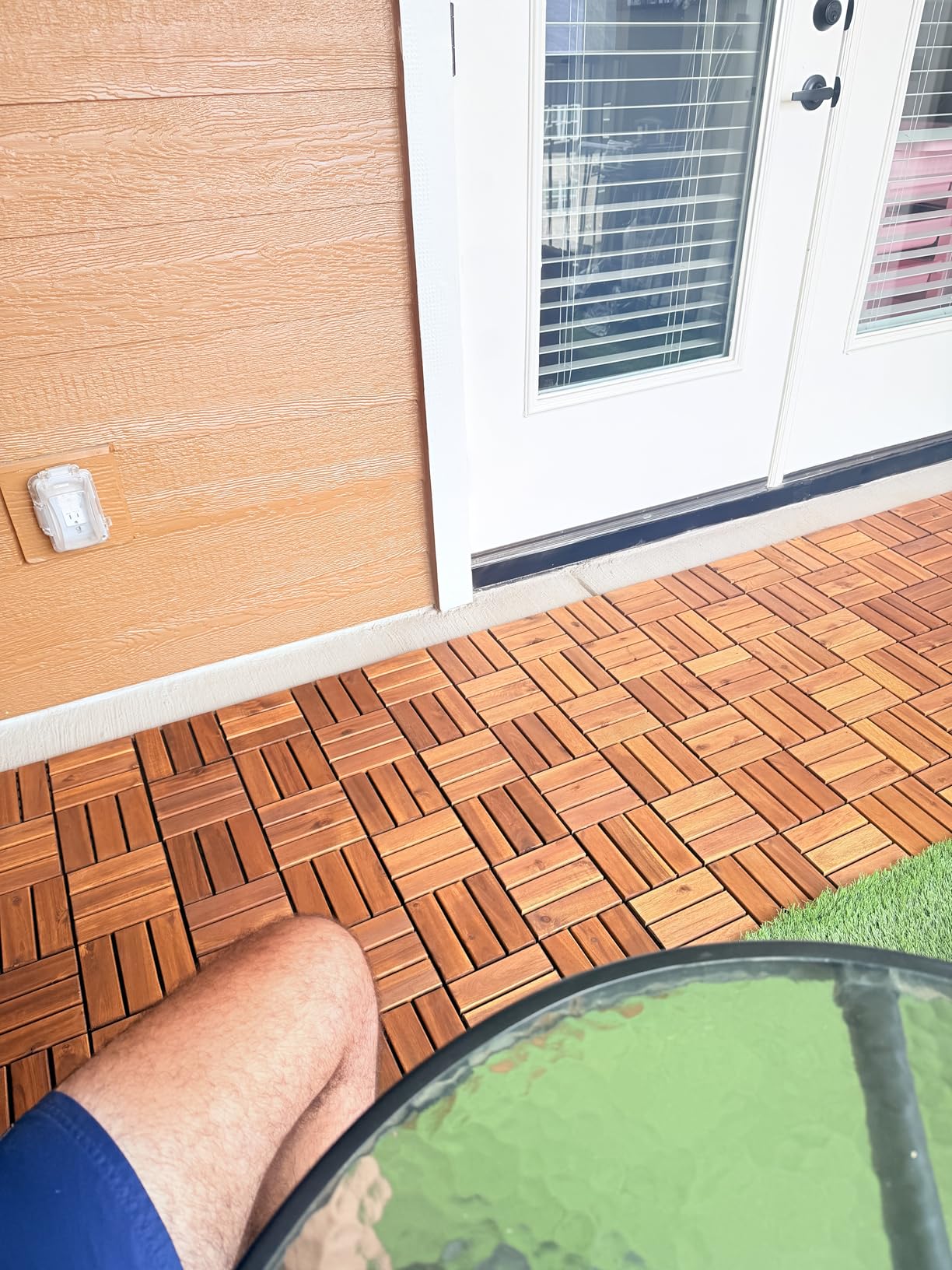 THYOI Premium Deck Tiles, Patio Flooring - Set 10 Pcs 12