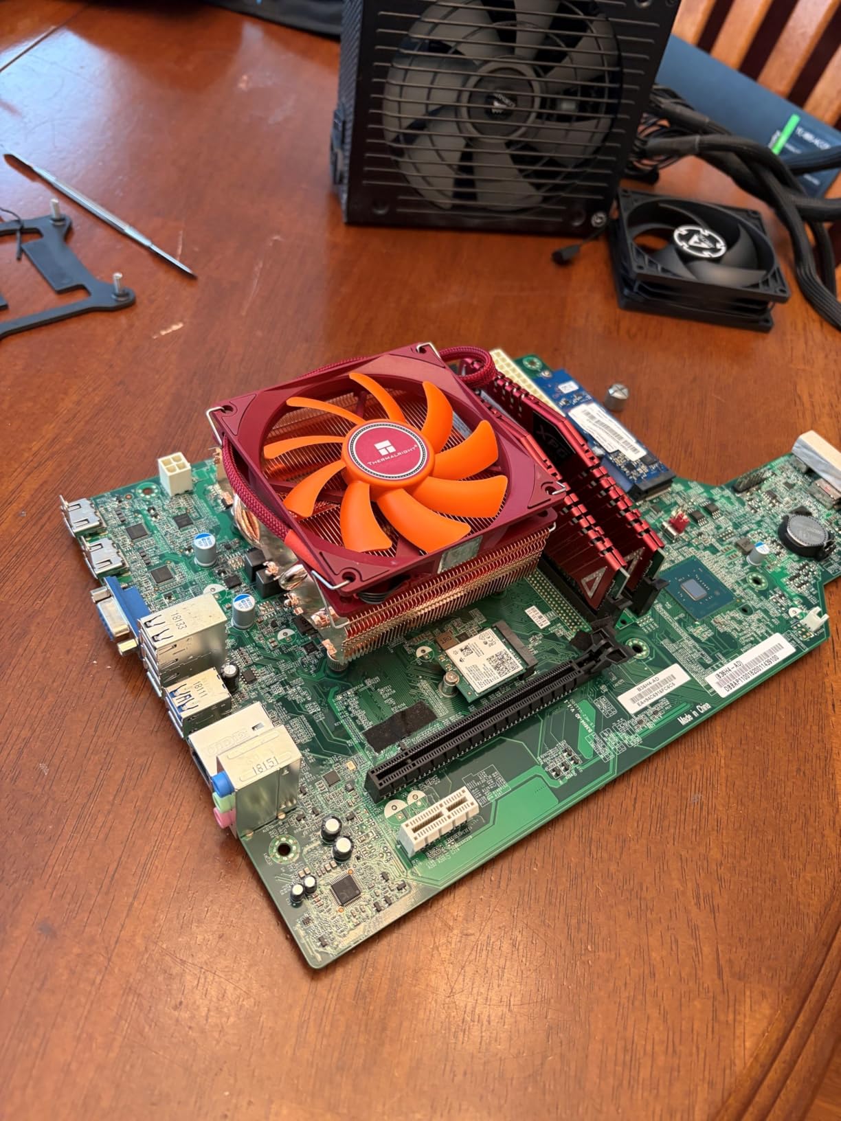 Thermalright AXP90-X53 Full Copper Low Profile CPU Cooler ITX, with 92mm TL-9015R Slim PWM Fan, AGHP Technology, 53mm Height, for AMD AM4 AM5/Intel 1700/1150/1151/1200/1851 customer photo 1
