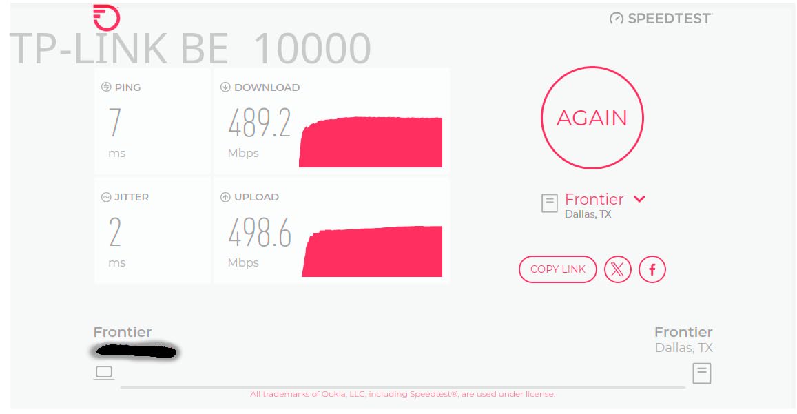 TP-Link Deco 7 Pro BE63 Tri-Band WiFi 7 BE10000 Whole Home Mesh System - 6-Stream 10 Gbps, 4x2.5G Ports Wired Backhaul, VPN, HomeShield, Free Expert Support (3-Pack) customer photo 1