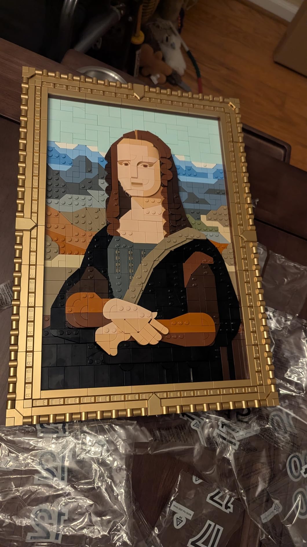 LEGO Art Mona Lisa Building Set (31213) - Leonardo da Vinci Wall Display with Detachable Frame customer photo 2