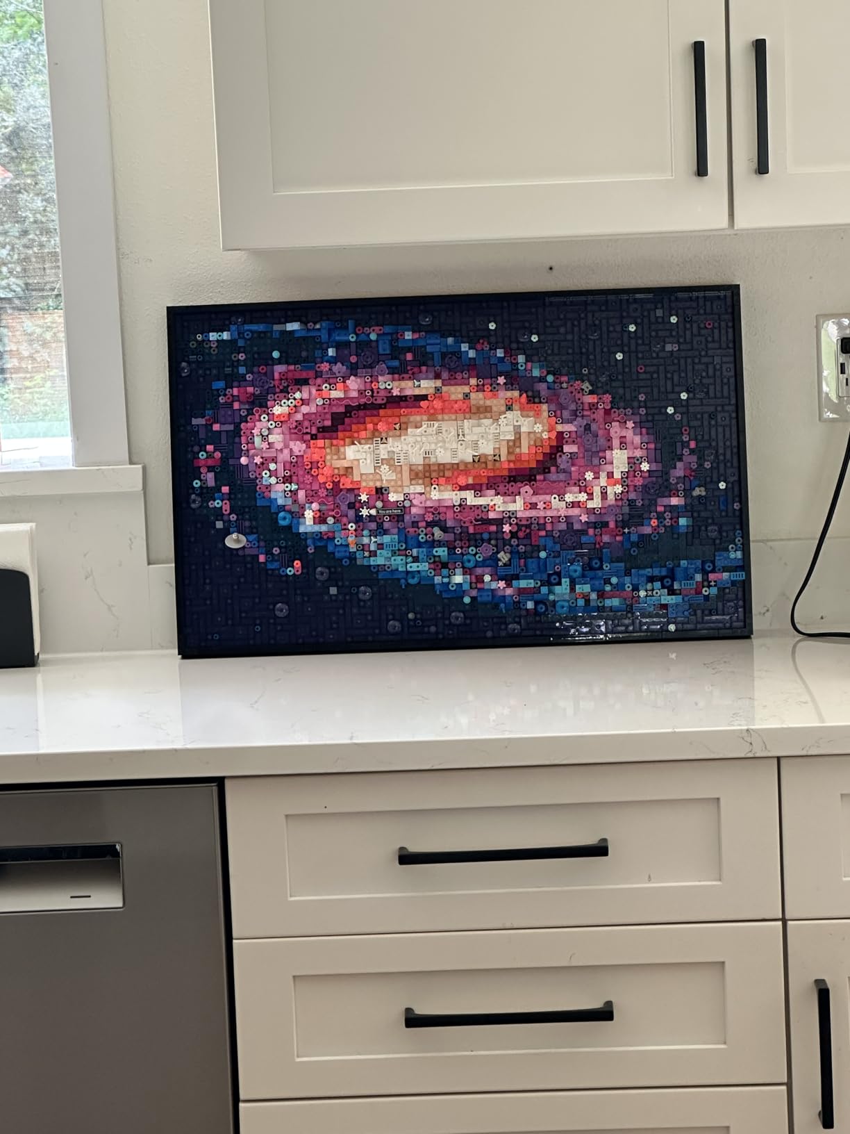 LEGO Art The Milky Way Galaxy Building Set (31212) - DIY Wall Decor Kit with Frame for Display customer photo 1