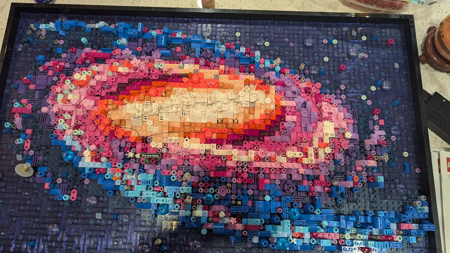 LEGO Art The Milky Way Galaxy Building Set (31212) - DIY Wall Decor Kit with Frame for Display customer photo 2