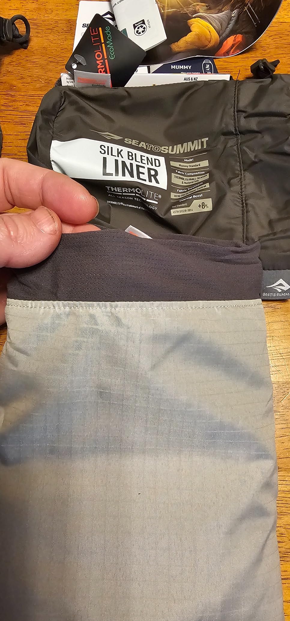 Sea to Summit Silk Blend Sleeping Bag Liner customer photo 2