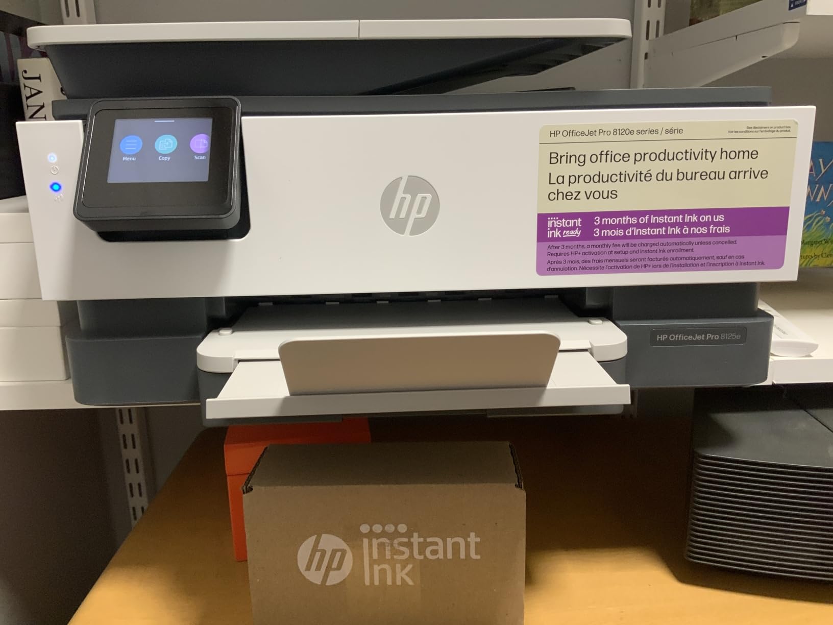 HP OfficeJet Pro 8125e Wireless All-in-One Color Inkjet Printer, Print, Scan, Copy, ADF, Duplex Printing customer photo 1