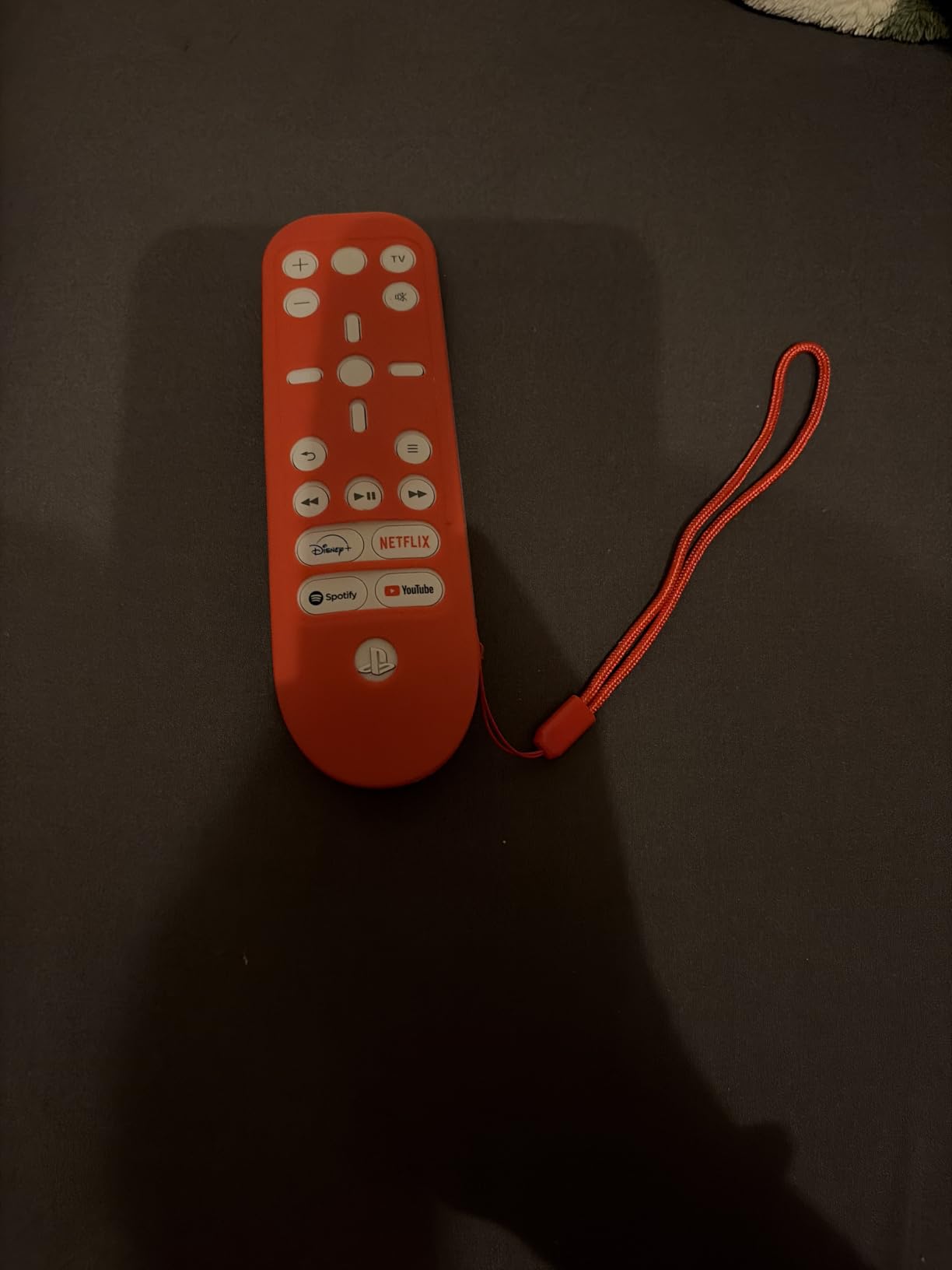 Geekria Remote Control Cover Compatible with Sony PlayStation 5, Silicone Skin Sleeve, Shock-Absorption Washable, Full Body Protective Case (Red) customer photo 1