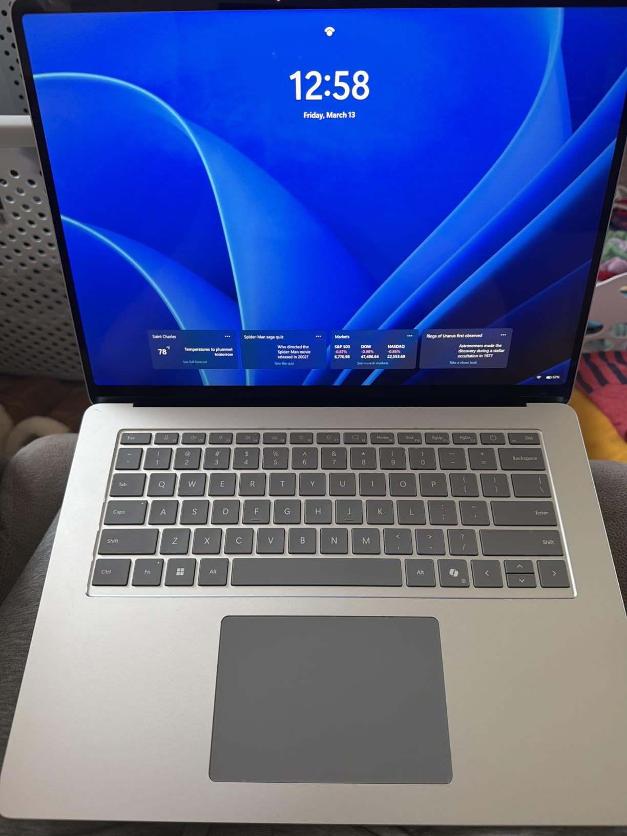 Microsoft Surface Laptop (2024), Windows 11 Copilot+ PC, 15-inch Touchscreen Display, Snapdragon X Elite (12 core), 16GB RAM, 1TB SSD Storage, Black customer photo 1