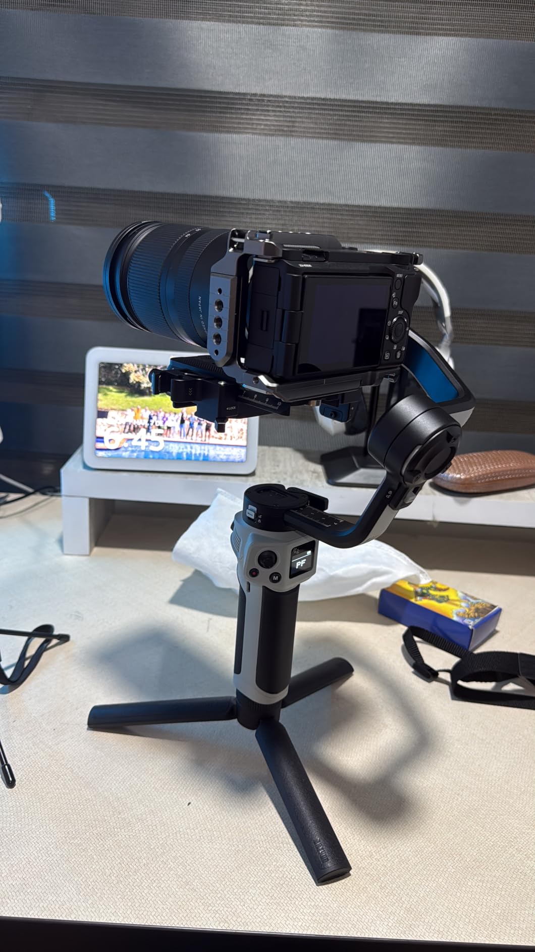 CINEPEER Weebill 3E, 3-Axis Lightweight Gimbal Stabilizer for DSLR & Mirrorless Camera Canon/Sony/Panasonic/Nikon, 3KG Payload, Native Vertical Shooting, Bluetooth Shutter Control customer photo 1