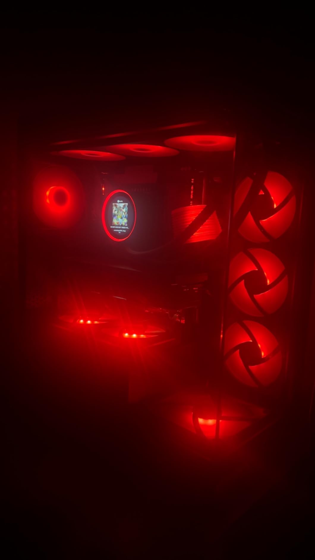 NZXT F360 RGB Core - 360mm Single-Frame Fan Unit with 3 x 120mm RGB Fans - Speed & Lighting Control - High Static Pressure & Airflow - Fluid Dynamic Bearings - 8 aRGB LEDs Per Fan - Black customer photo 1