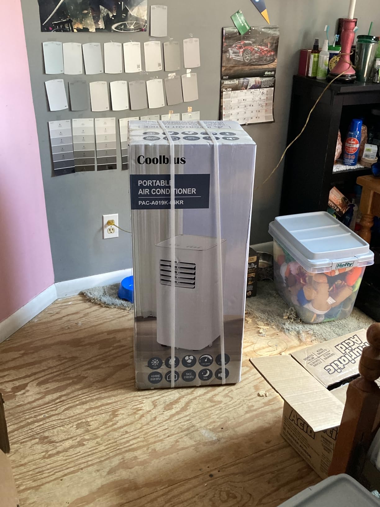 Coolblus Portable Air Conditioners, 8400 BTU air conditioner Cools Up to 350 Sq.Ft, 3 in 1 Portable AC with Remote, 24H Timer, Sleep Mode, Window Kit and Filter Brush, No Wall Required customer photo 2