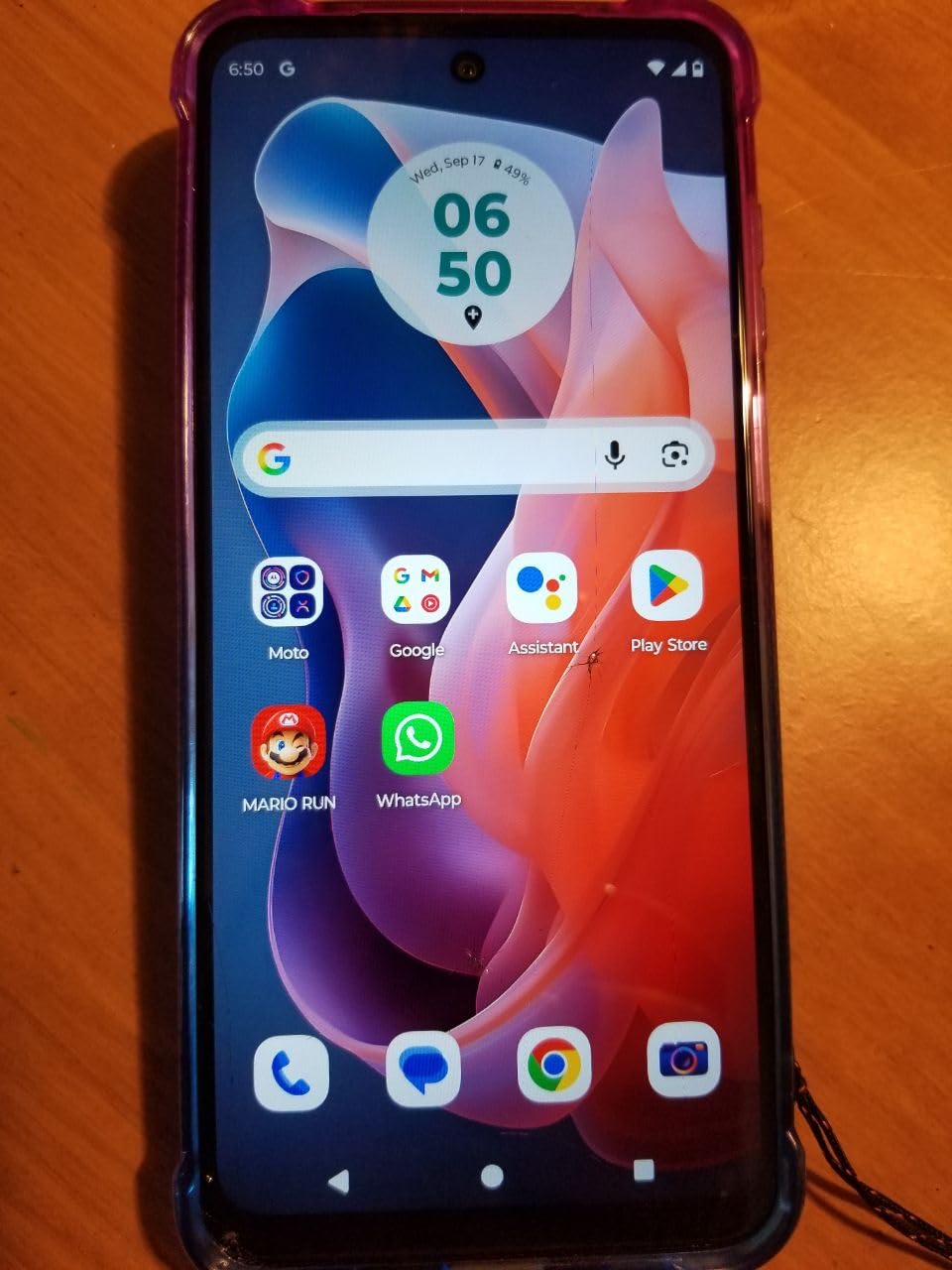 Motorola Moto G Play 2024, 64GB + 4GB RAM, Sapphire Blue - Unlocked (Renewed) customer photo 1