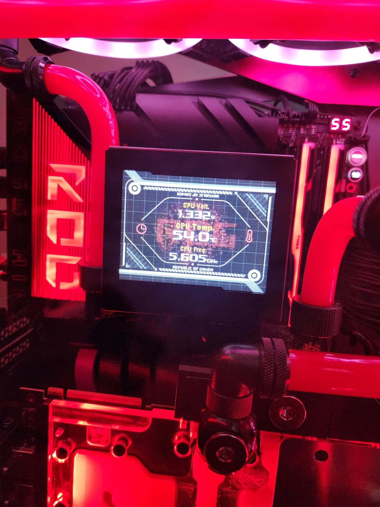 ASUS ROG RYUJIN III WB CPU Water Block - Intel LGA 1700, 1200, 115X, AMD Socket AM4, AM5, Asetek Copper Cold Plate, 3.5